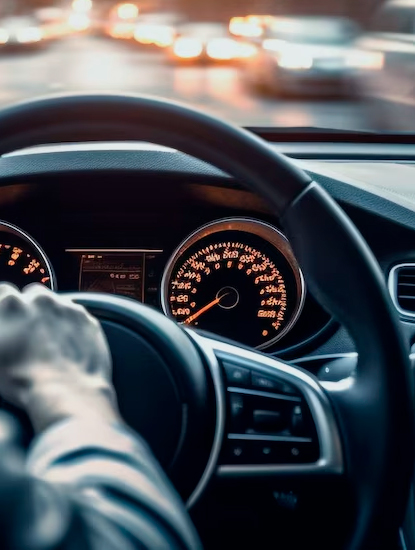 alguien conduciendo contrasentido